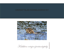 Tablet Screenshot of orimattilankennelkerho.com
